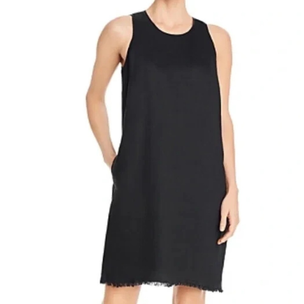 Tommy Bahama Linen Black Sleeveless Midi Dress Size S